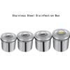 Stainless Steel Alcohol Disinfection Box Tattoo Medical Cotton Disinfection Container Tank