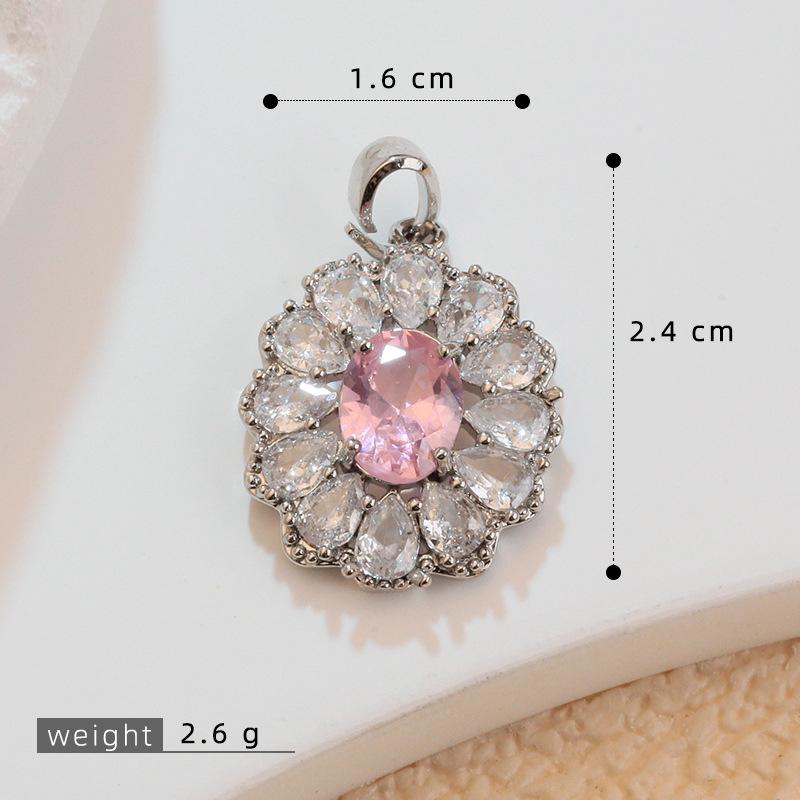 Разноцветный циркониевый кулон в форме яйца для браслетов и ожерелий своими руками