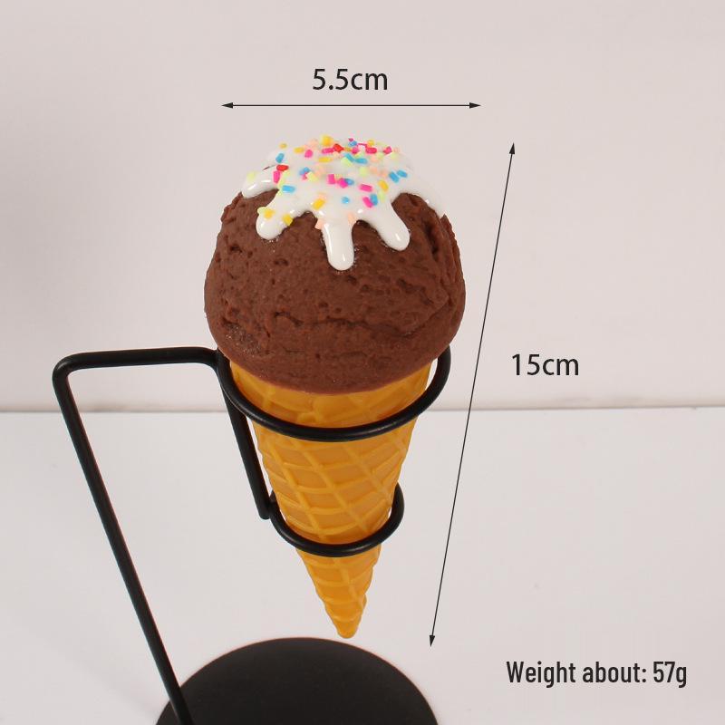 PVC Faux Ice Cream Cone for Display & Play