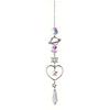 Star Sun Catcher Faux Crystal Prism Rainbow Maker Stars And Moon Colorful Hanging Suncatcher for Window Home Garden Decoration