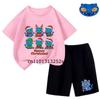 Kpop Demon Hunter 2026 Summer T-shirt Set: Cute Cartoon Style Outfits for Stylish Boys & Girls, Great as a Special Birthday Gift