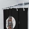Spooky Halloween Bat House Shower Curtain Gothic Horror Home Decor Creepy Halloween Party Supplies Eerie Witchy Vibes Room Divid