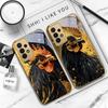 Brave Golden Rooster For Samsung A 01 52S A04 A05S A10 A12 A13 22 23 24 36 42 M02 Note 10 20Ultra 8 9 Golden glass phone case