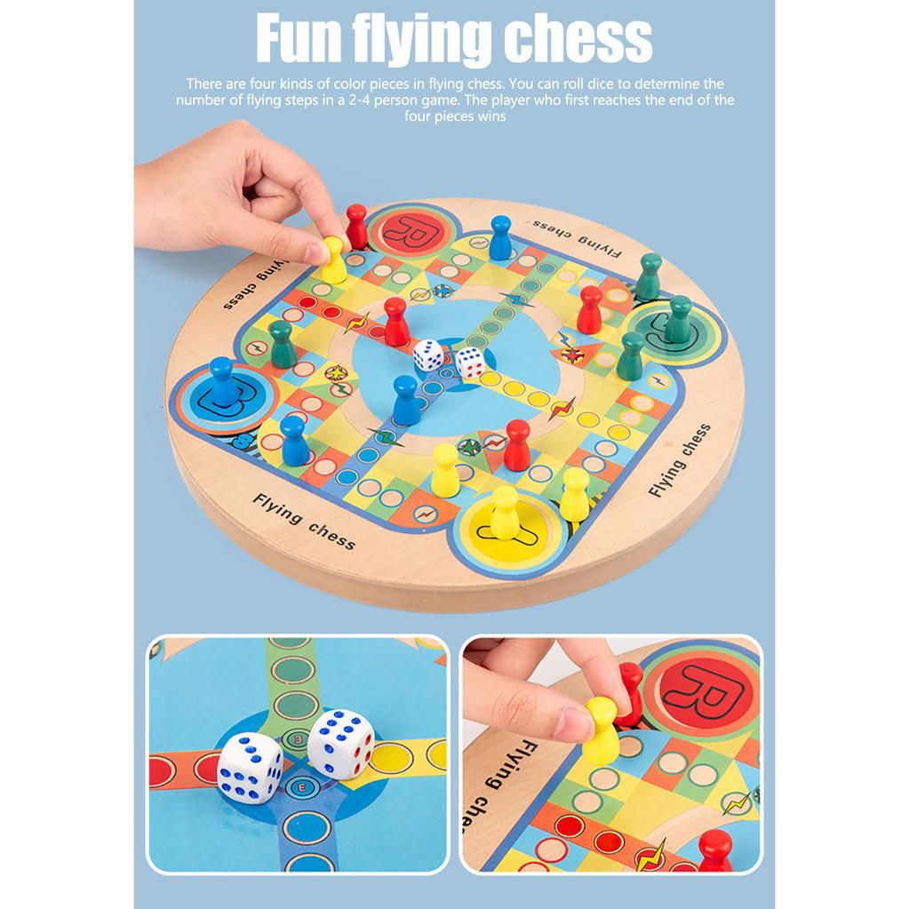 Backgammon Two In One Parent-child Interactive  Board Game