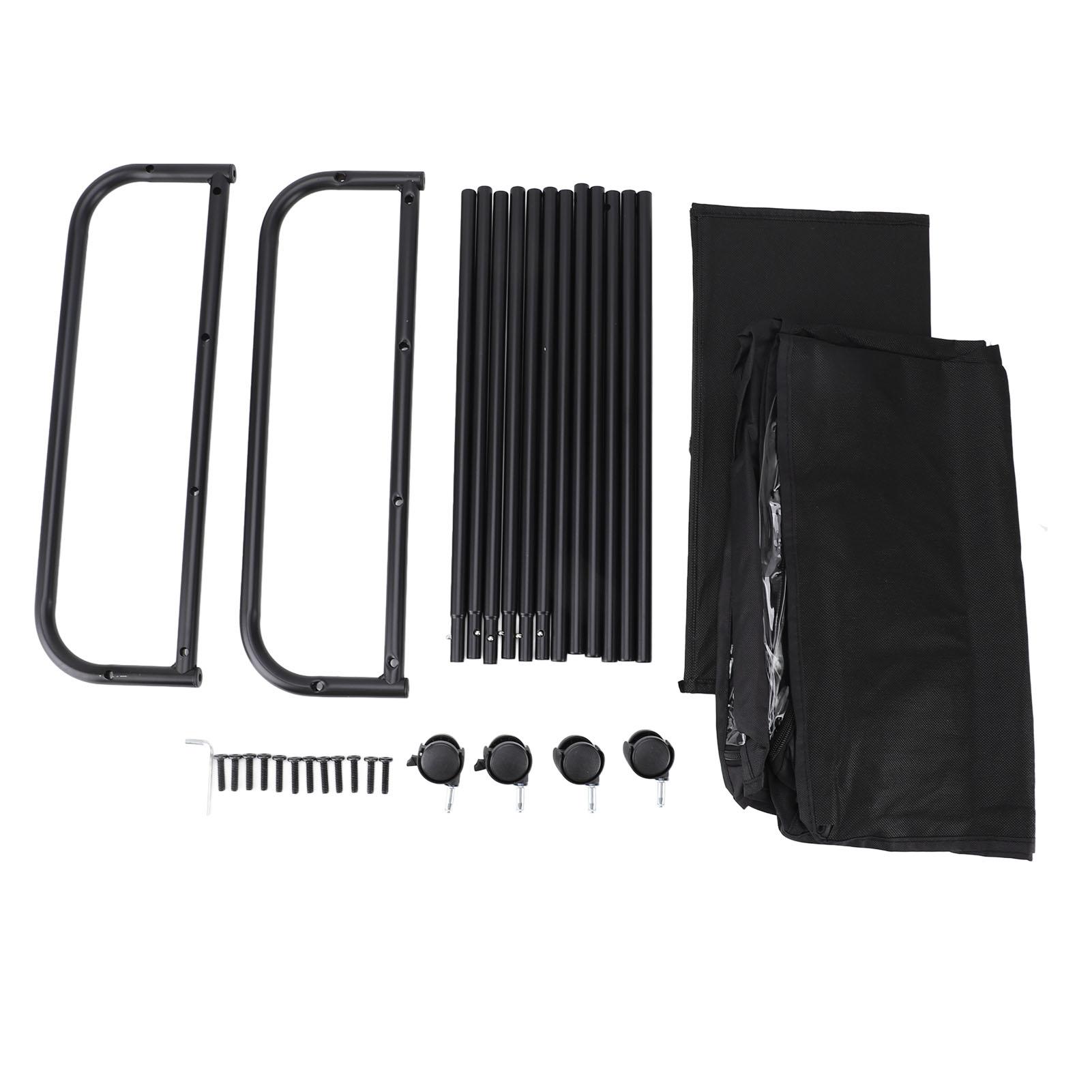 

Контейнер для хранения под кроватью с колесами, высокопрочный подшипниковый ящик для хранения под кроватью чёрный