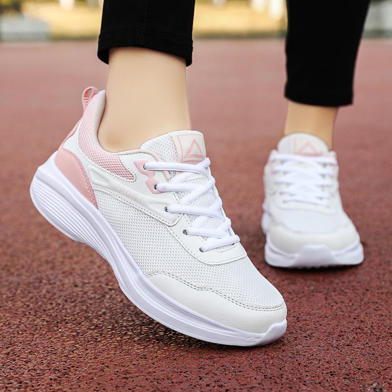Student Spring and Autumn Shoes Mesh Breathable Casual Fitness Sneakers Lightweight Soft Sole Running Shoes