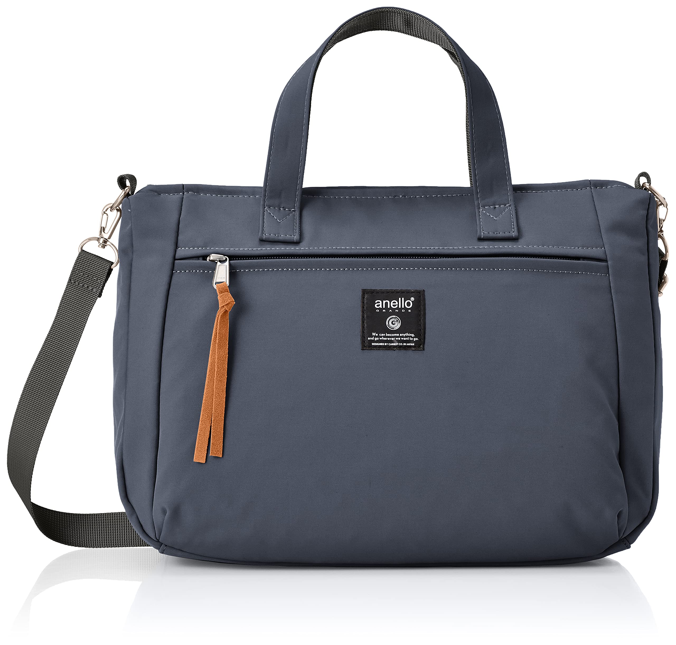 

Сумка-тоут 2WAY Сумка на плечо Сумка через плечо A4 STAMP GHM0233 Джинсово-синий [Anello Grande] Женская