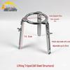 Spray-Painted Stainless Steel Lifting Tripod for Teaching Instruments