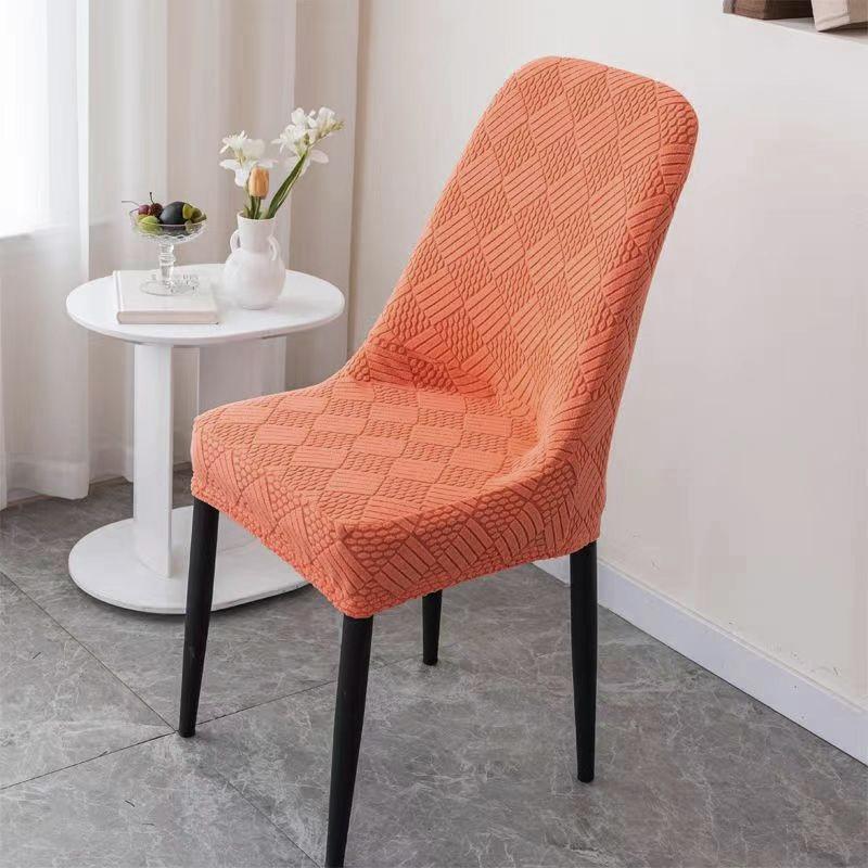 

Изогнутый чехол для стула Универсальный эластичный Интегрированный универсальный защитный чехол для обеденного стула Бытовой чехол для сиденья Universal