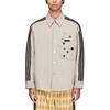 adidas Originals Camisa de manga rayada con botones para Mute KC3141