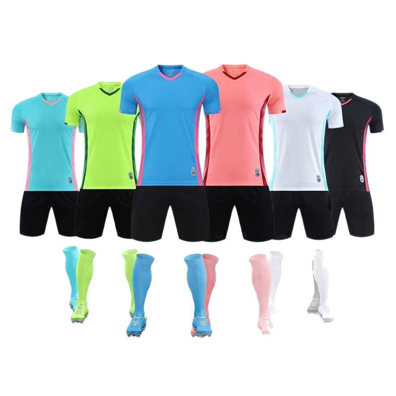 Football Suit Sports Suit Printed Adult Children Summer Short Sleeve Running ******** Rope Quick Drying Clothes Training Camp Football Clothes