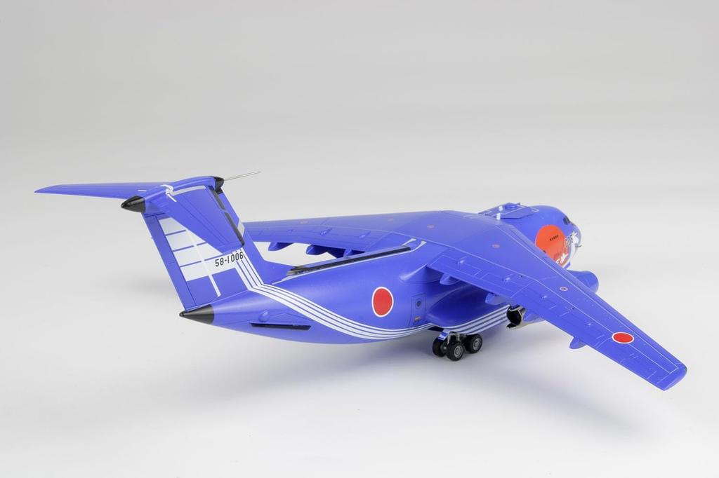 PLATZ JASDF Transport Aircraft JASDF 50th Anniversary Painted Aircraft Unpainted Kit 1/144 C-1 Multi-Material PC-14 (Airplane)