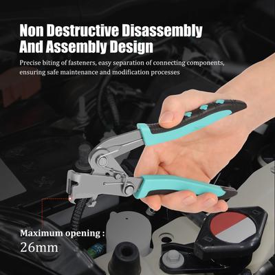 Car Clip Pliers and Pry Bar Tool Automotive Snap Pliers Multifunctional Clip Removal Tool Car Door Panel Dashboard Repair Kit