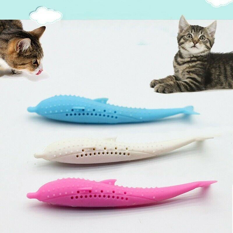 silicone cat toothbrush