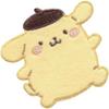 Pioneer Sanrio Characters Pompompurin Mukyumukyu Patch with 1 Piece Height 60mm X Width 60mm Dual Use Type Sticker/Iron SCW650-SCW60