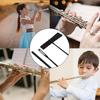 3Sets Flute Cleaning Rods & Cloth Interior Care Cleaner Tool for Wind Instrument