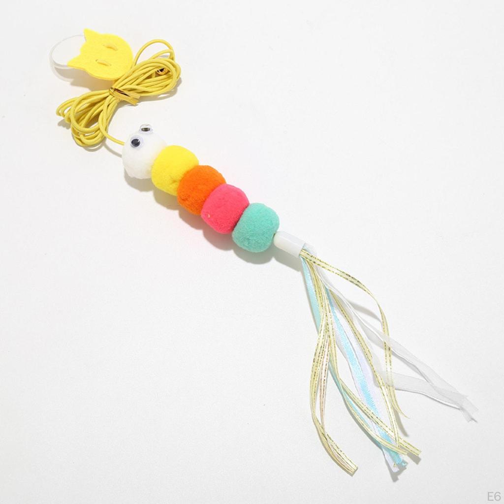 Teaser Toy Interactive Chasing Kitten for Indoor Training Elastic Hanging