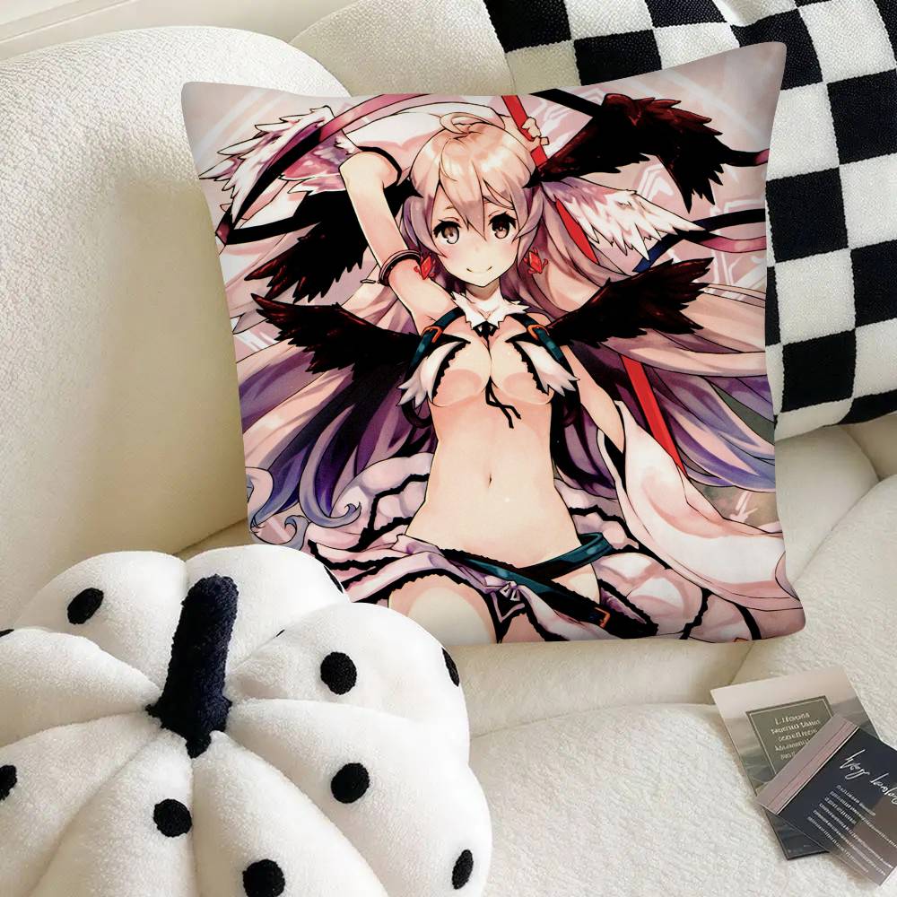 

Classic Selector Infected WIXOSS Pillow Case Square Pillow Bedroom Sofa Leisure Comfort Cushion Car Home Decoration 16x16Inch
