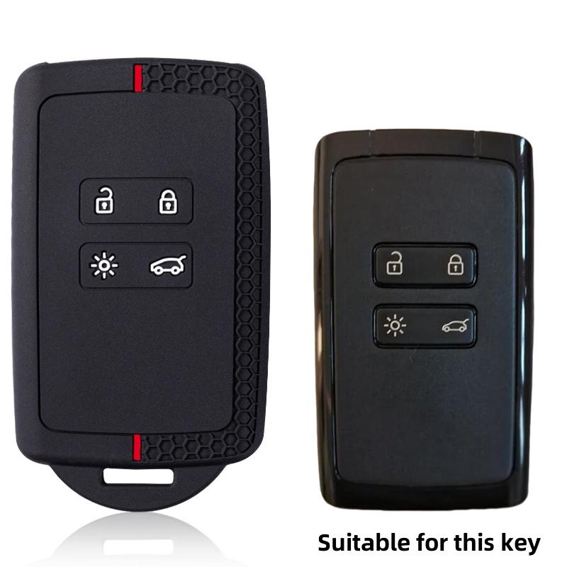 

silicone car key case cover for dacia Duster logan 3 jogger sandero for Renault Clio 5 Megane 4 Zoe Kadjar Captur Arkana Koleos