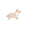 Sausage Dog Cartoon Paperclip & Safety Pin Spinner