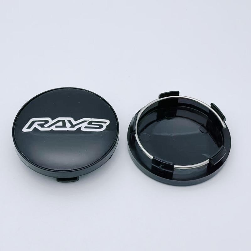 4pcs JDM Car Wheel Center Cap With 58mm RAYS Logo Emblem Badge Wheel Hubcap Rims Center Dust Cover Car Styling Accessories