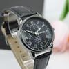 3pcs Set Sports Watches Outdoor Sunglasses Cartera Coach Wallet Portable Leather Men's Casual Sports Watch for Outdoor Sports