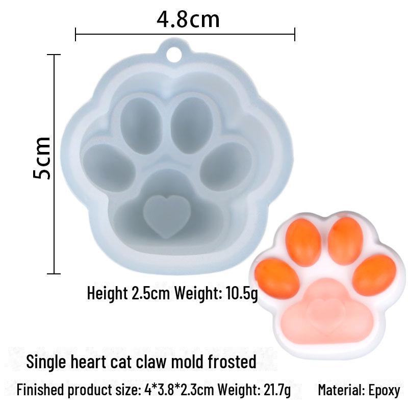 

Силиконовая форма «Кошачий коготь» для изготовления сережек и брелоков