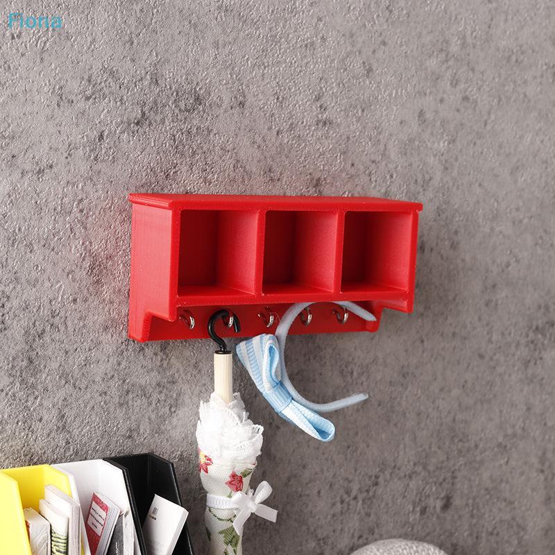 1/12 Dollhouse Wall Storage Rack For Micro Landscape Decoration Miniature Food Toy Model Role Play Doll House Accessories