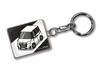 MKJP Custom Keychain Toyota Roomy M900A M910A Black Car White Base Color
