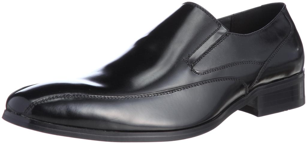 Sarabande Slip-On Cow Leather Dress Shoes/7762 Men's Black, Size 41 (25.5cm)