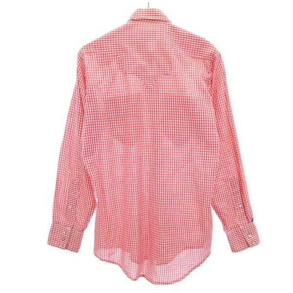 RockMount 70s Made in USA Vintage Gingham Check Pattern Long sleeve Western shirt Men's Used