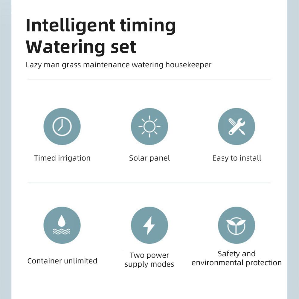Комплект для автоматического капельного орошения. Питание от USB и питание от солнечной — фото 10