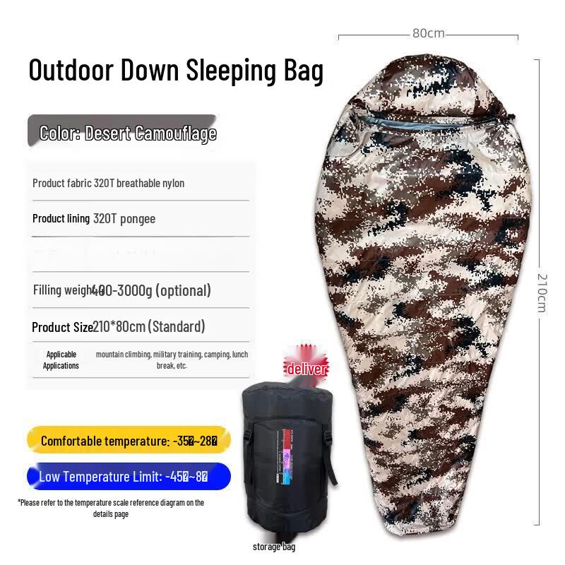 Outdoor Duck Down Sleeping Bag