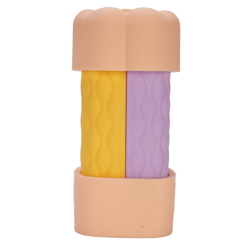 4 in 1 Portable Travel Bottles Set Lk Proof Wide Mouth Cute Silicone Travel Container for Outdoor Use