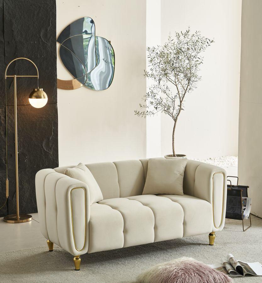 Sofa Alma Cream Z Poduszkami Cm 155X81X71