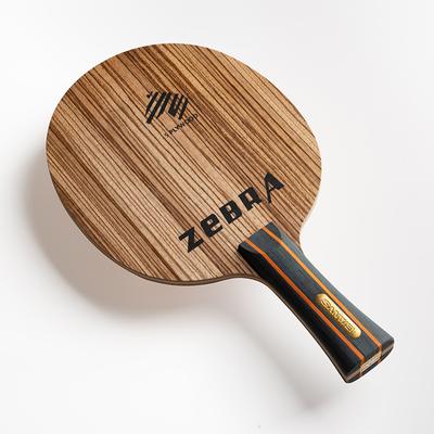Original sanwei zebra ouro tênis de mesa lâmina etiqueta dourada raquete 7 dobras laço madeira ofensiva ping pong bat paddle