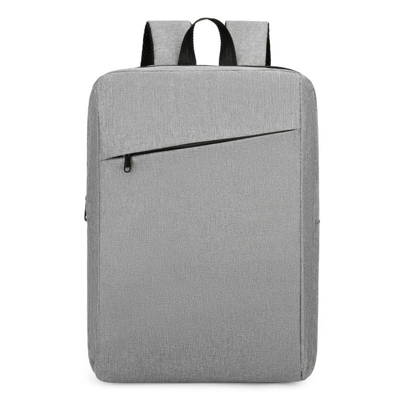 

Новый деловой рюкзак, легкий, простой, повседневный, сумка для ноутбука, можно напечатать логотип, многофункциональный рюкзак серый