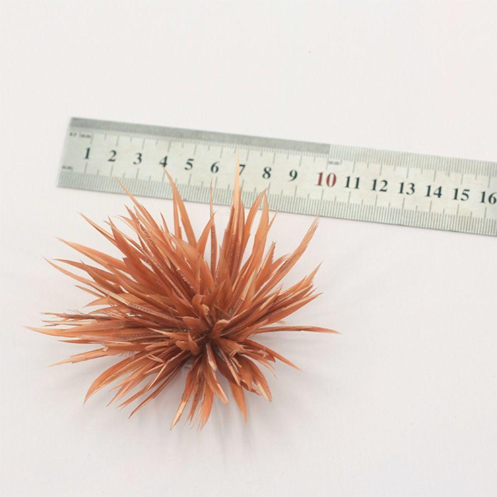 Feather Flower Brooch Pin Handmade Floral Lapel Pin Fashion Feather Flower Brooch Daily Wear