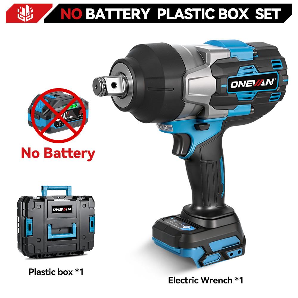 ONEVAN Torque Brushless Electric Impact Wrench 3/4 Inch 8 Gears Cordless Wrench Power Tools For Makita 18V Battery