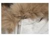 Maoqiaoyi Unisex Retro Mountain Eagle Hooded Jacket with Detachable Fur Collar, Winter Cotton Coat