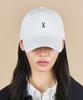 Bajal Logo Oversized Chino Ball Cap White