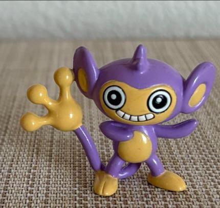 

[USED] Appmon figure, purple and yellow, approximately 6cm
