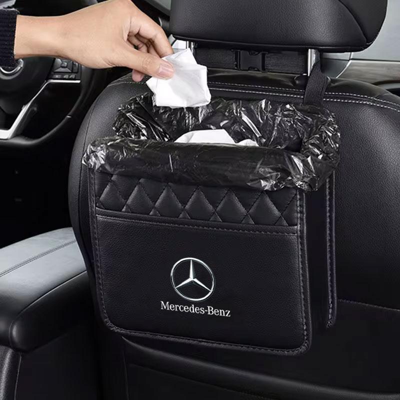 CRV1 Car Backseat Organizer Storage Bag Tissue Cup Holder For Mercedes benz E GLK CLS A W204 W213 W221 ML ABR Apple Tree Accessories