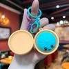 Miniature Steamed Bun Keyring Food Shaped Keychain Present For Friend Family Fashion Accessory for Backpack
