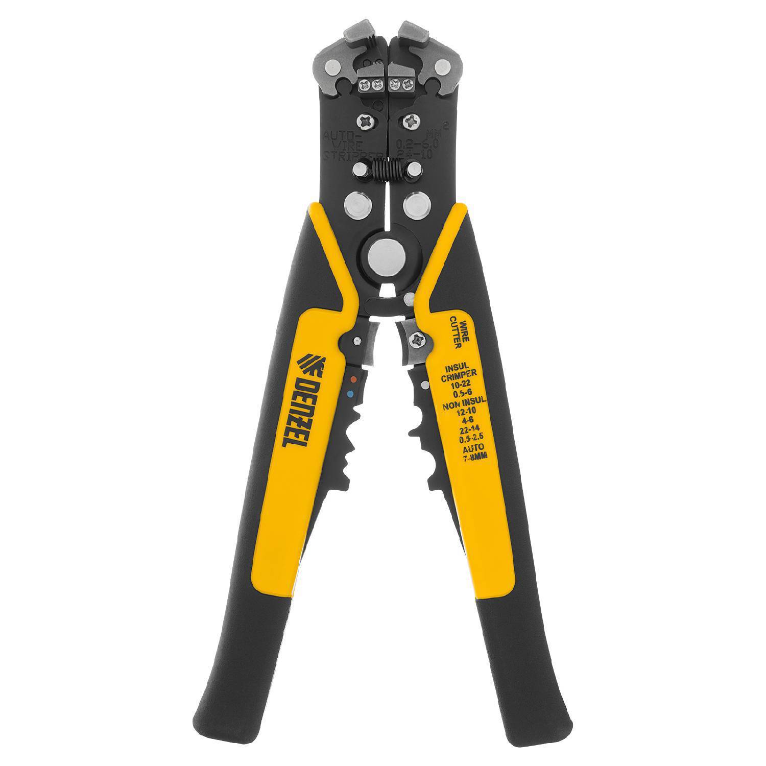 

Щипцы для зачистки электрических проводов Denzel 0 2-6 мм2 Функция резки проволоки