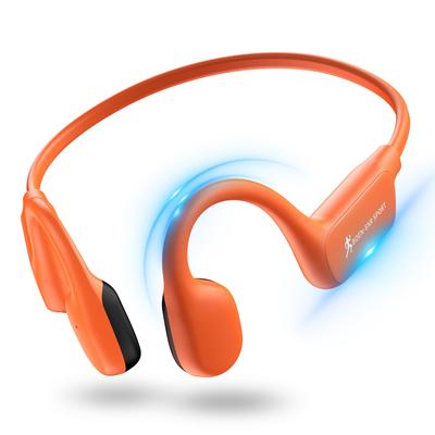Slopow Bone Conduction Bluetooth Wireless Earbuds with Fast No Ear Air Stereo 8 Hours of Perfect for and Travel Headphones, Open-Ear Type-C Charging,