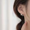 New Fashion Creative Tulip 925 Sterling Silver Temperament Pearl Cute And Compact Personality Exquisite Stud Earrings  TYB307