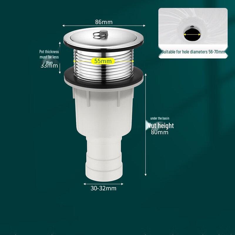 CHENDU Stainless Steel Washing Sink Drainer (2-Pack)