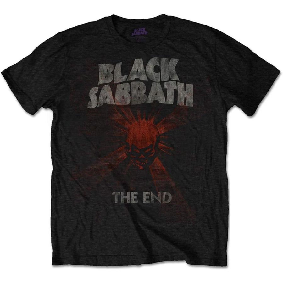 Rock Off Официально лицензированная продукция Black Sabbath The End Череп Блеск Официальная Футболка Мужская Унисекс S