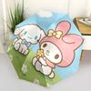 1pc My Melody & Cinnamoroll Outdoor Umbrella - Automatic Opening/Closing, Foldable Design, 8-Rib Iron Frame, Festival Gift for Fans, Travelers, Daily